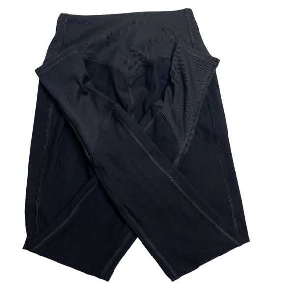 Alo High-Waist Alosoft Lounge Legging Solid Black Small - Picture 7 of 8